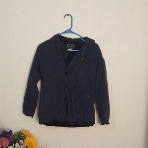 Women's Navy Pea Coat